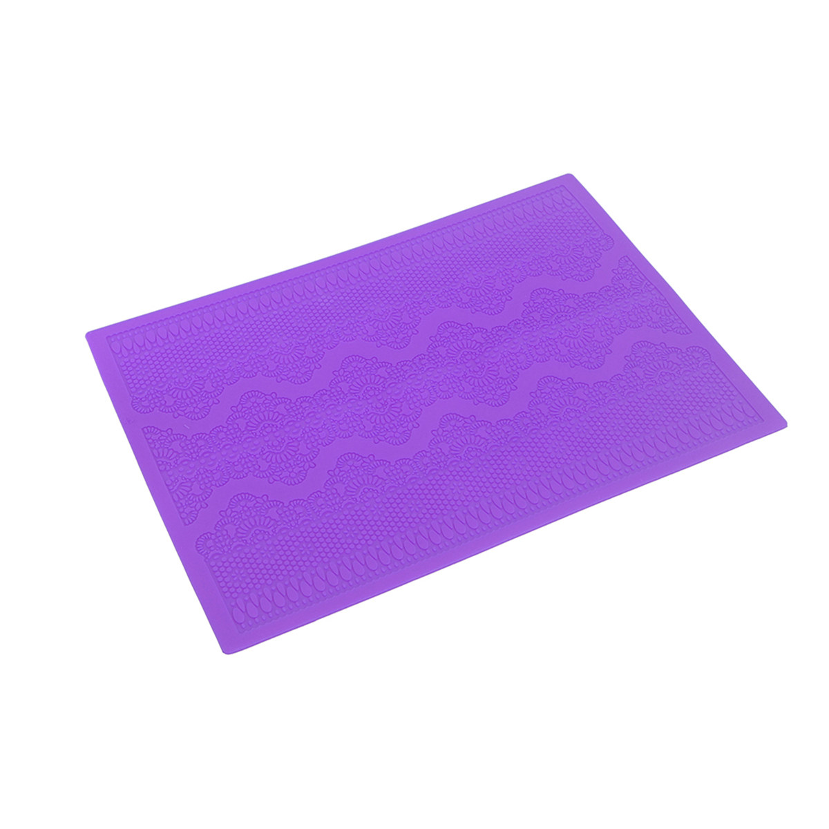 Kitchen Tools In Baking - 1pcs Silicone Mat Purple Food-Grade Cake