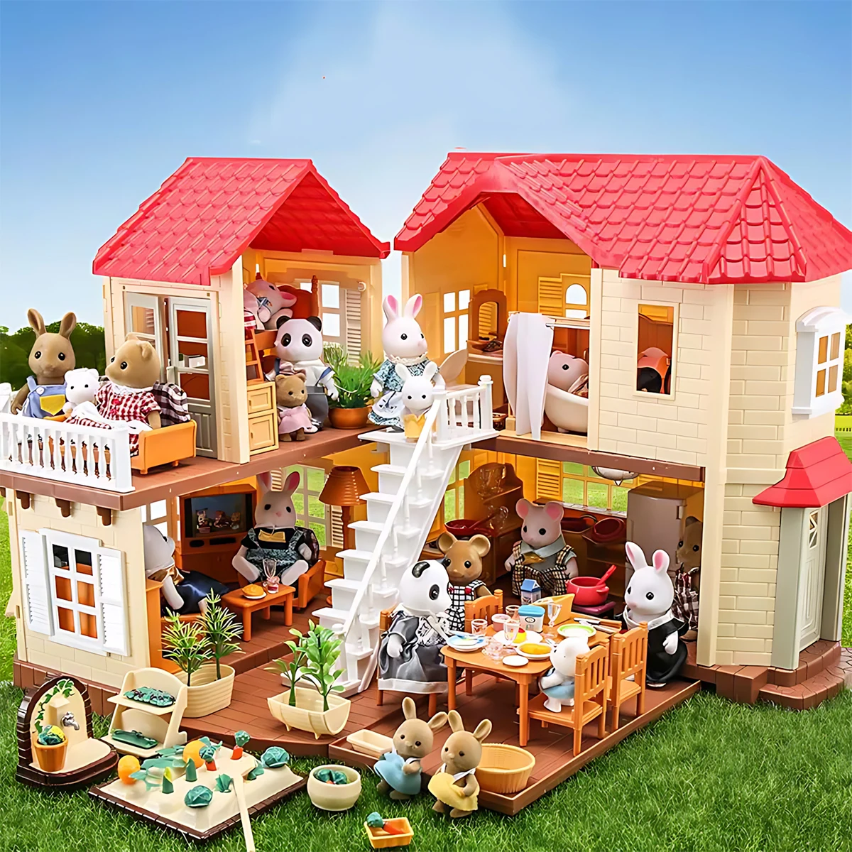 Kitchen Uncle - Miniature Furniture 1:12 Dollhouse Kitchen Livingroom