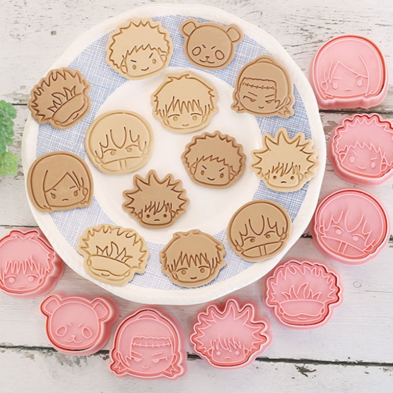 8pcs Jujutsu Kaisen Cake Cooki - Baking Kitchen For Kids ulasan dan harga