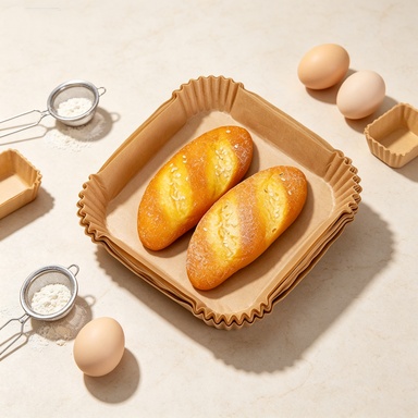 50/100PCS Air Fryer Disposable - Kitchen Grade Baking Sheet ulasan dan harga