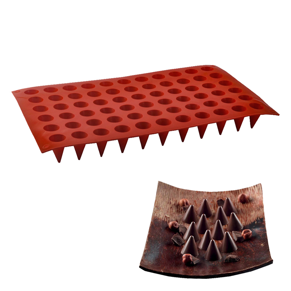 66-Cells Cone Chocolate Baking - Kitchen Baking Decor ulasan dan harga