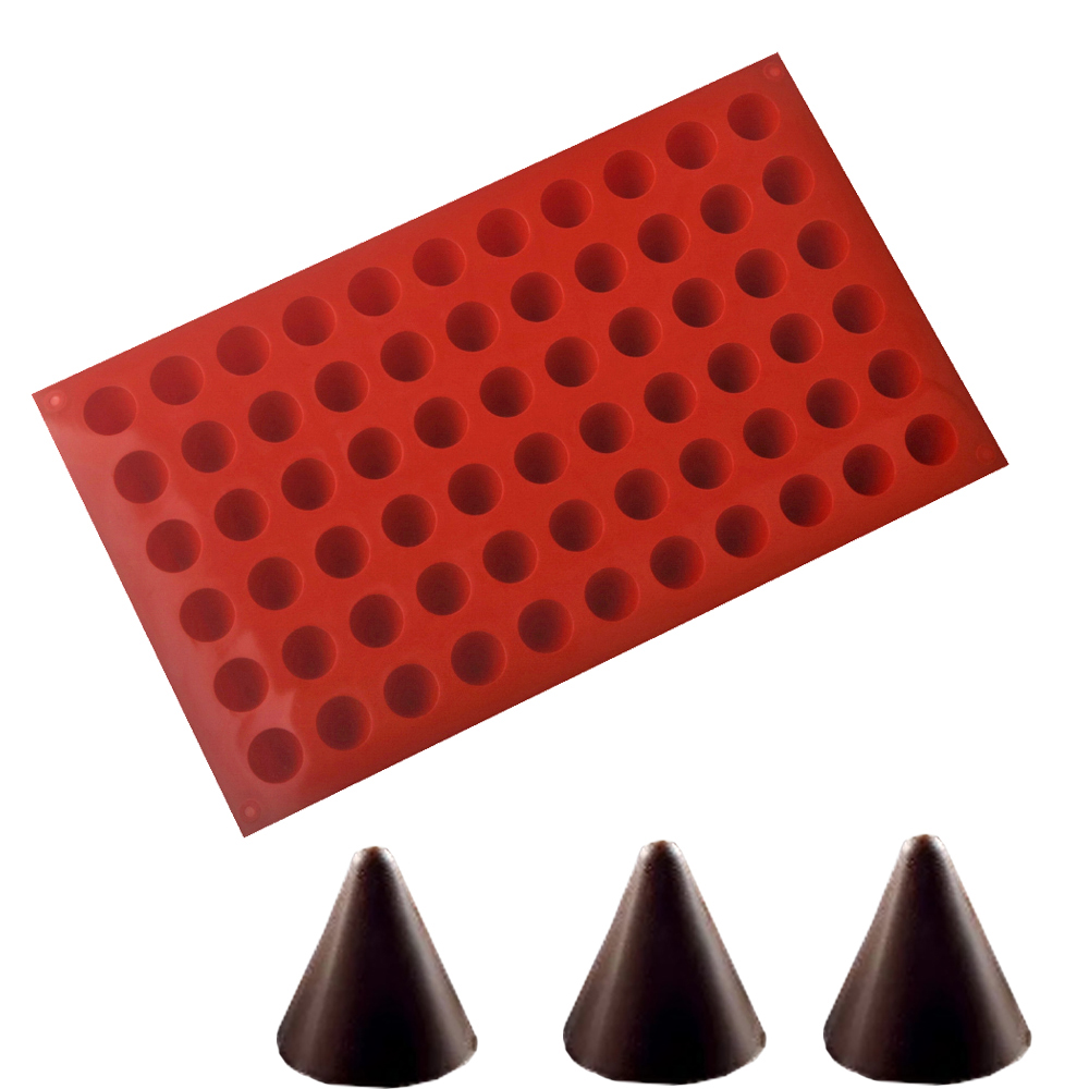 66-Cells Cone Chocolate Baking - Kitchen Baking Decor ulasan dan harga