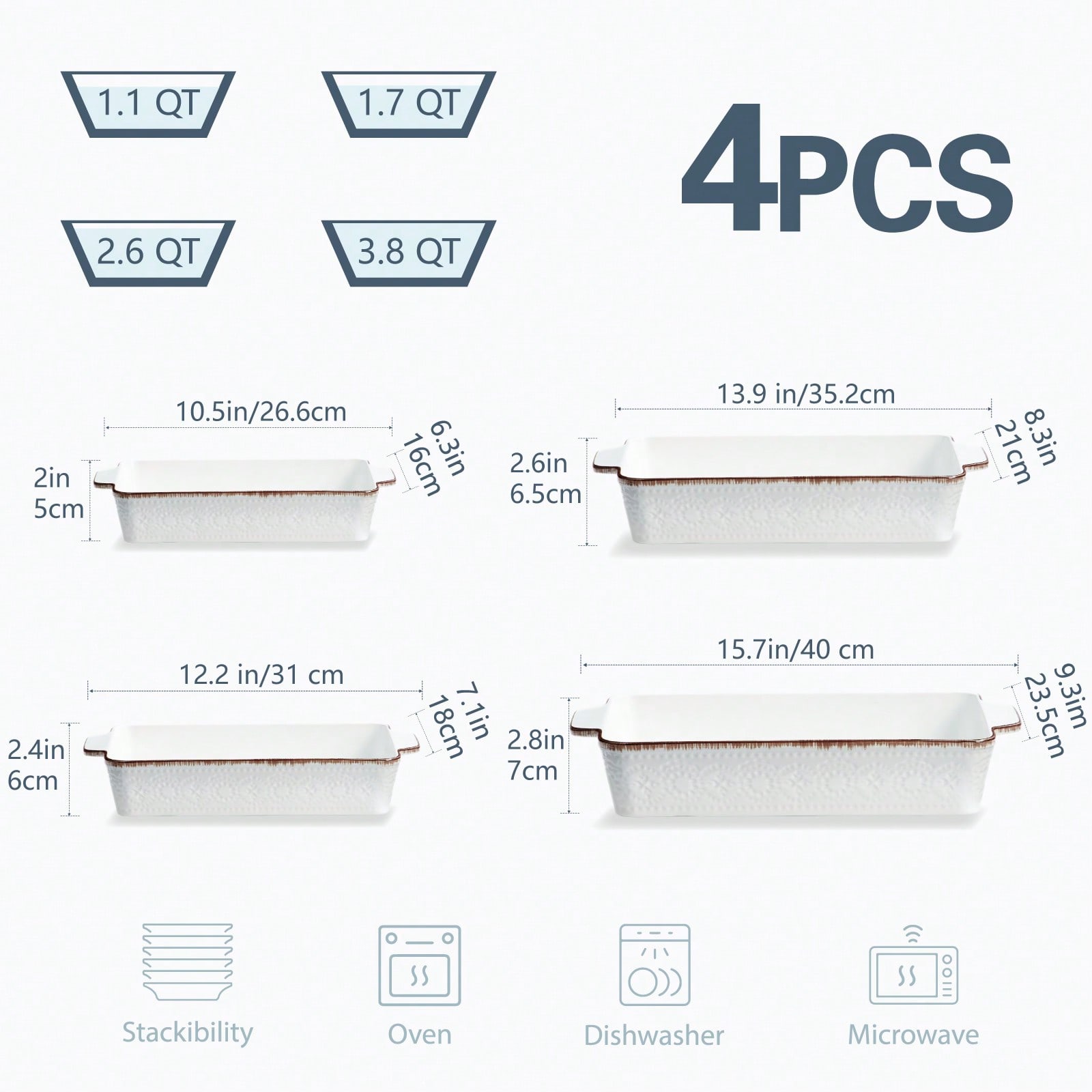 Casserole Dishes For Oven Vint - Kitchen Glass Baking Set ulasan dan harga