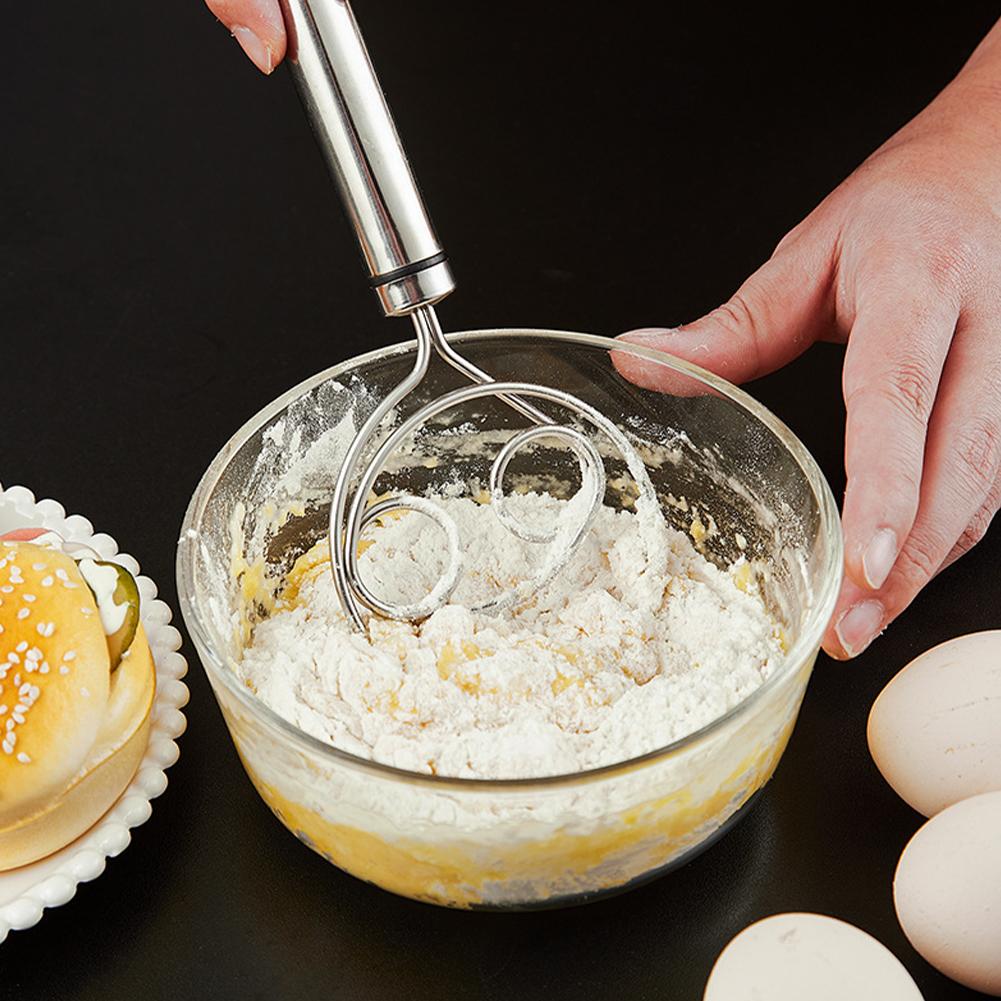 Dough Whisk Bread Mixer Stainl - Kitchen Baking Blender ulasan dan harga