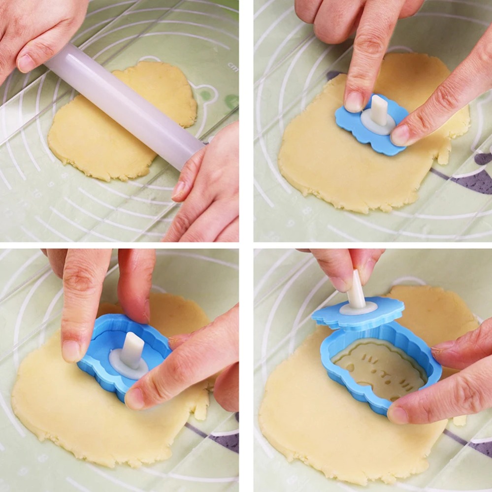 Cookie Mold Stamp Cartoon Saus - Baking Kitchen Diy ulasan dan harga