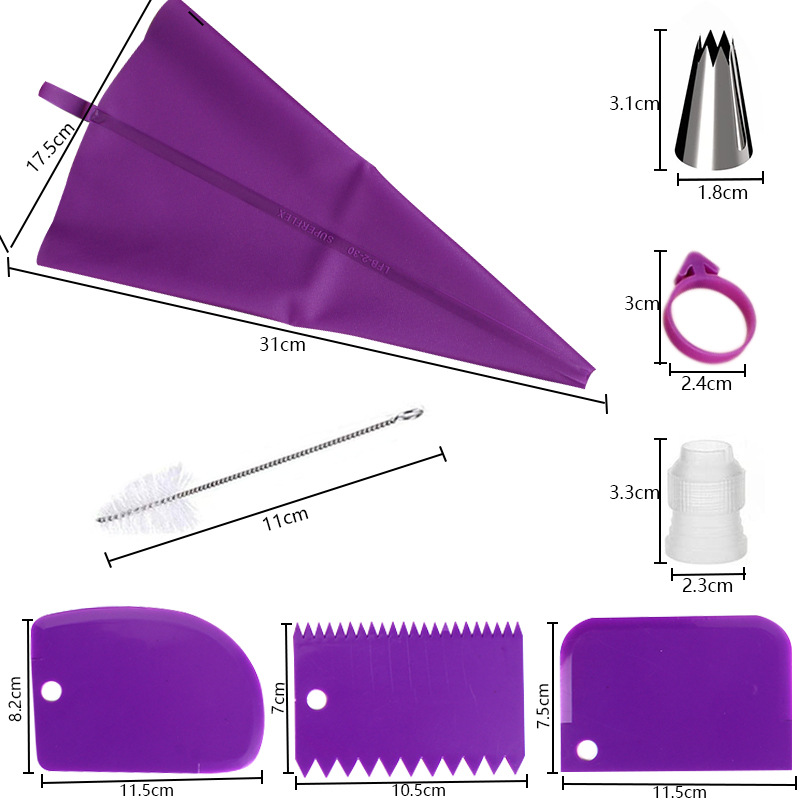 Stainless Steel Cake Decoratin - Kitchen Baking Decor ulasan dan harga
