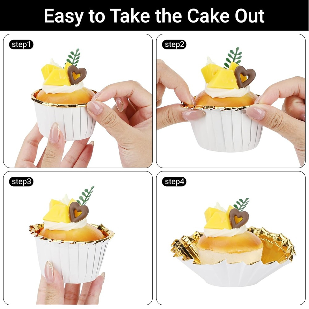 50 pcs Muffins Cup Paper Cupca - Kitchen Tools In Baking ulasan dan harga