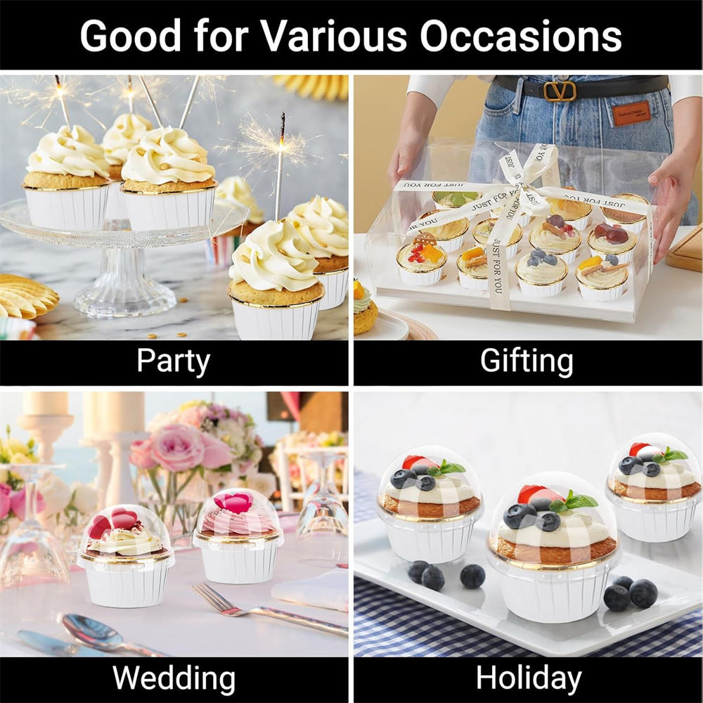 50 pcs Muffins Cup Paper Cupca - Kitchen Tools In Baking ulasan dan harga
