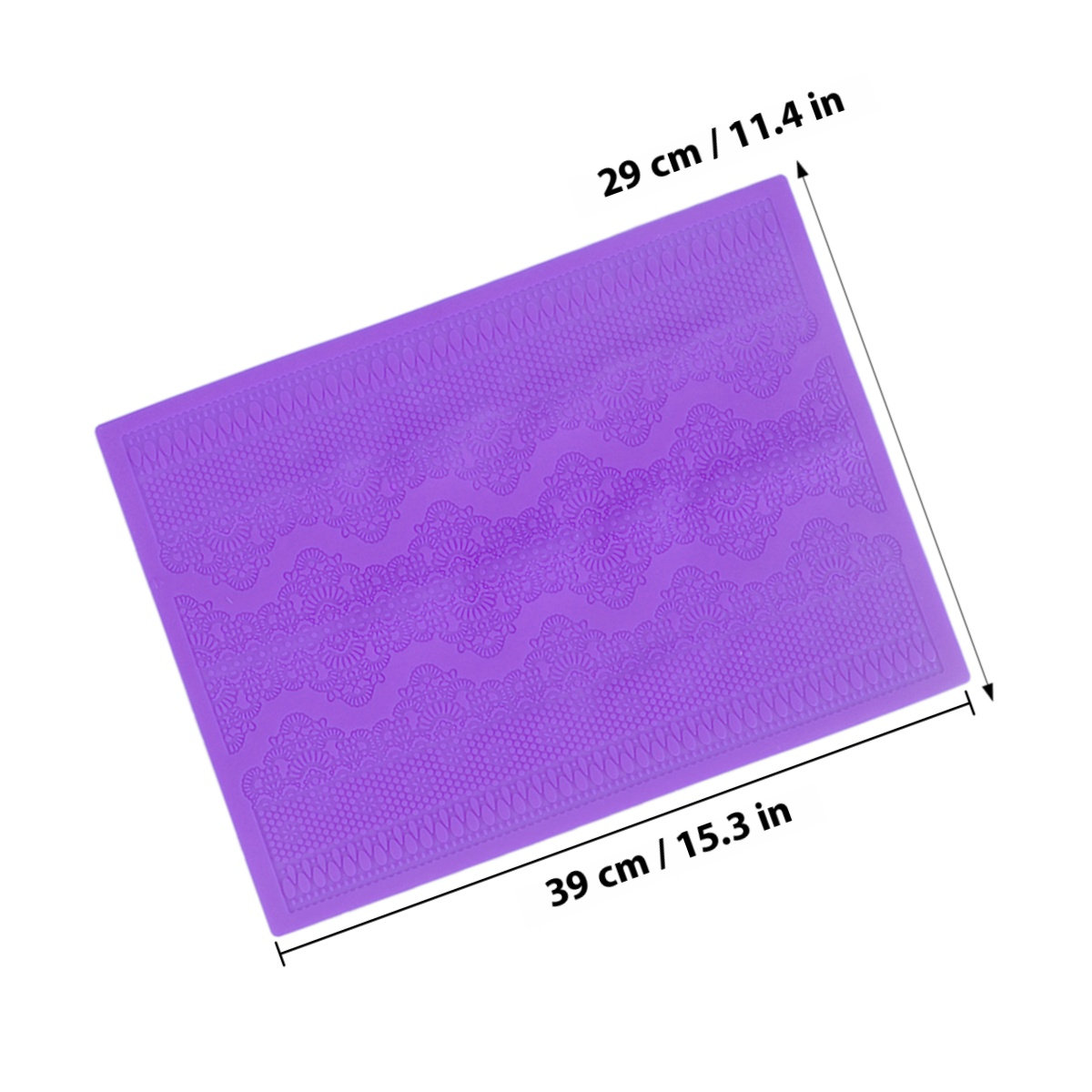 1pcs Silicone Mat Purple Food- - Kitchen Tools In Baking ulasan dan harga