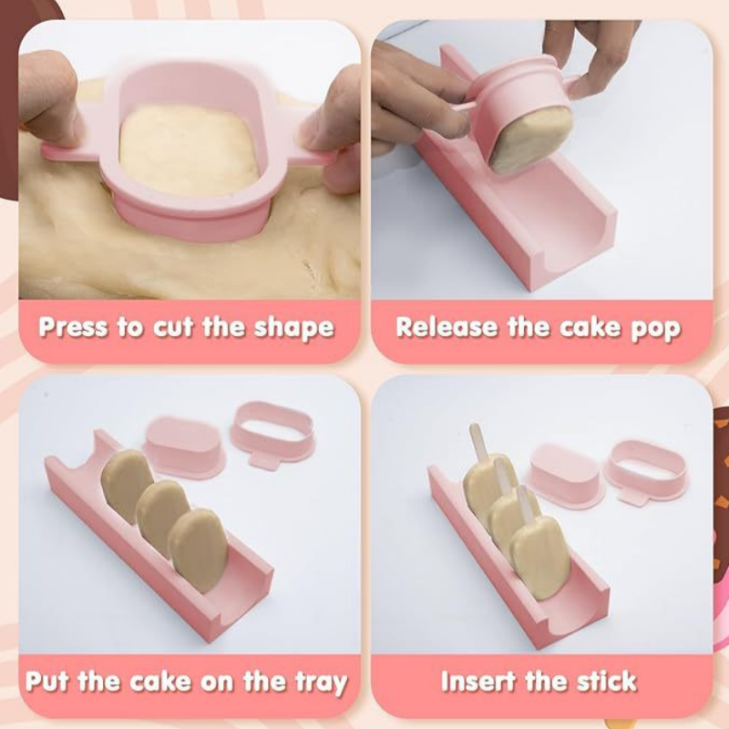 Cake Pop Mold Set with Tray No - Kitchen Baking Tray ulasan dan harga