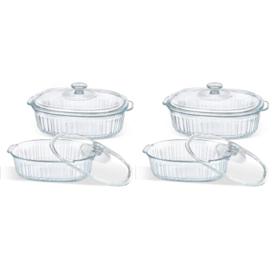 Baking dish set for kitchen us - Kitchen Glass Baking Set ulasan dan harga