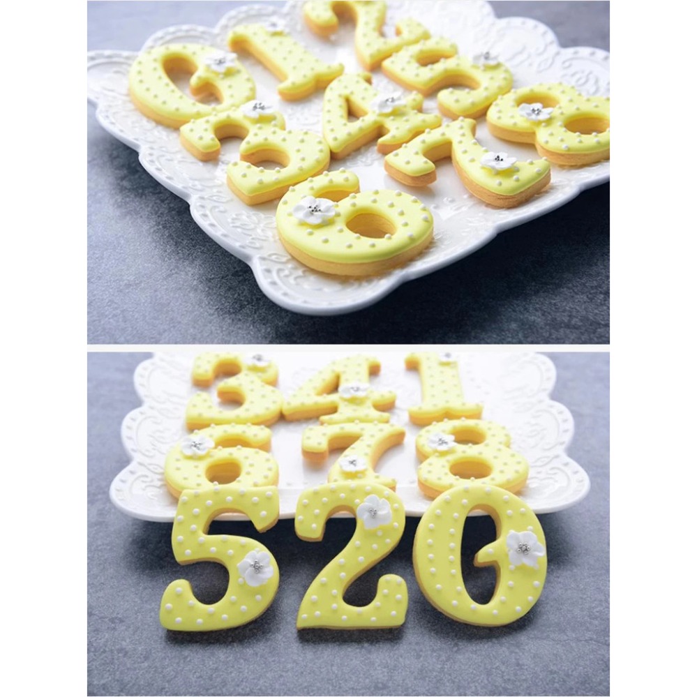 Numbers Cookie Cutters Biscuit - Baking Kitchen Diy ulasan dan harga