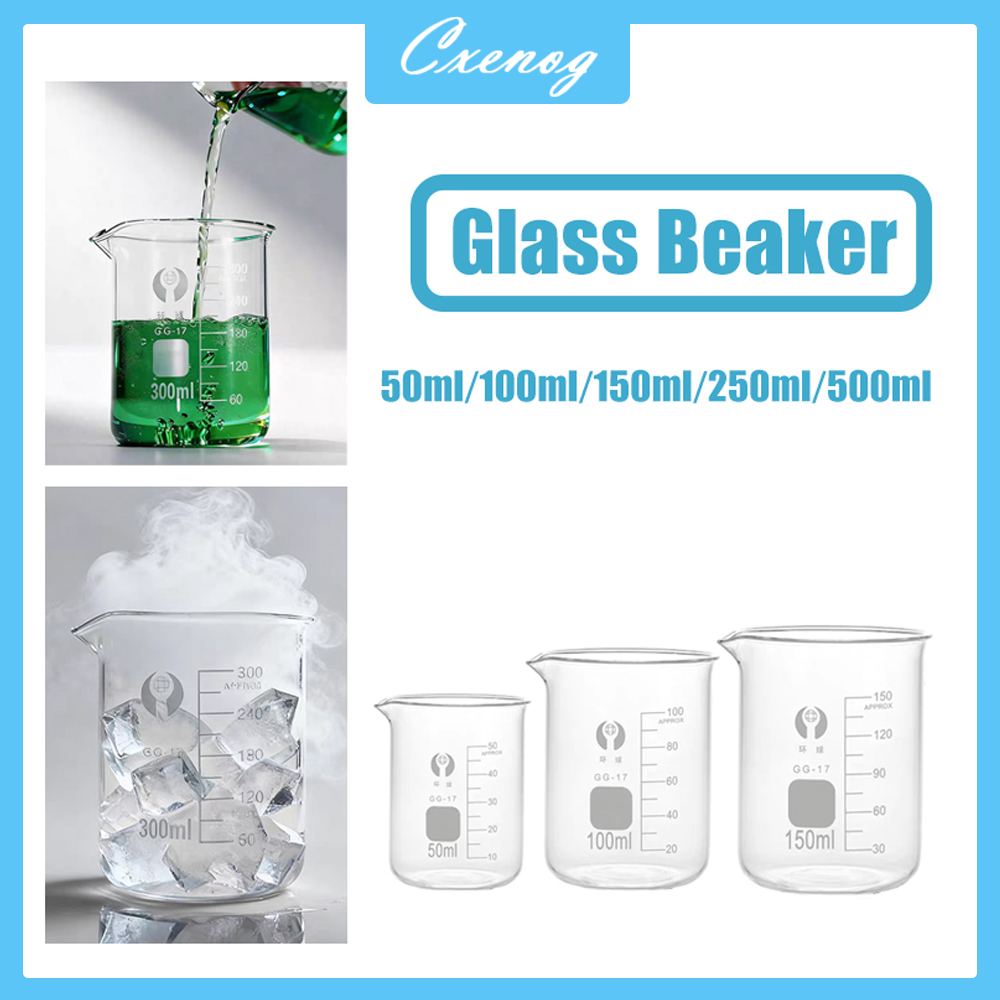 3pcs/Set Glass Measuring Cup S - Kitchen Glass Baking Set ulasan dan harga