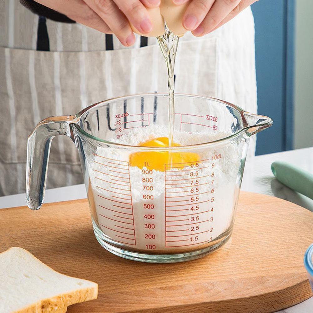 Measuring Cup Set Measuring Cu - Kitchen Glass Baking Set ulasan dan harga