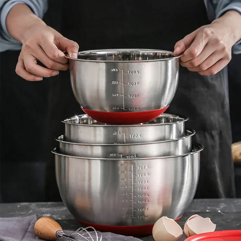 Mixing Bowl Deep Stainless Ste - Kitchen Baking Aid ulasan dan harga