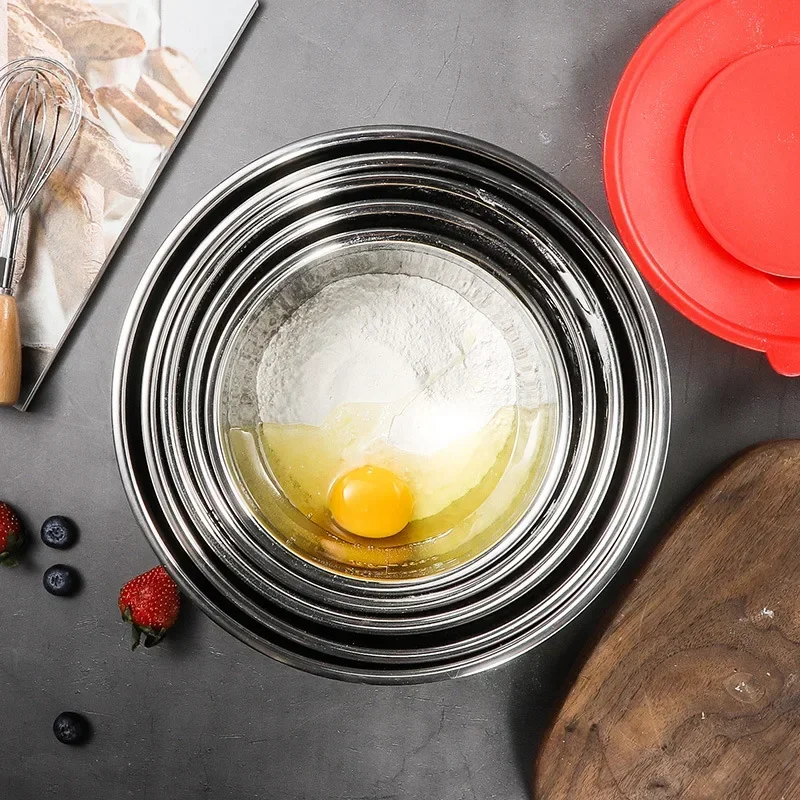 Mixing Bowl Deep Stainless Ste - Kitchen Baking Aid ulasan dan harga