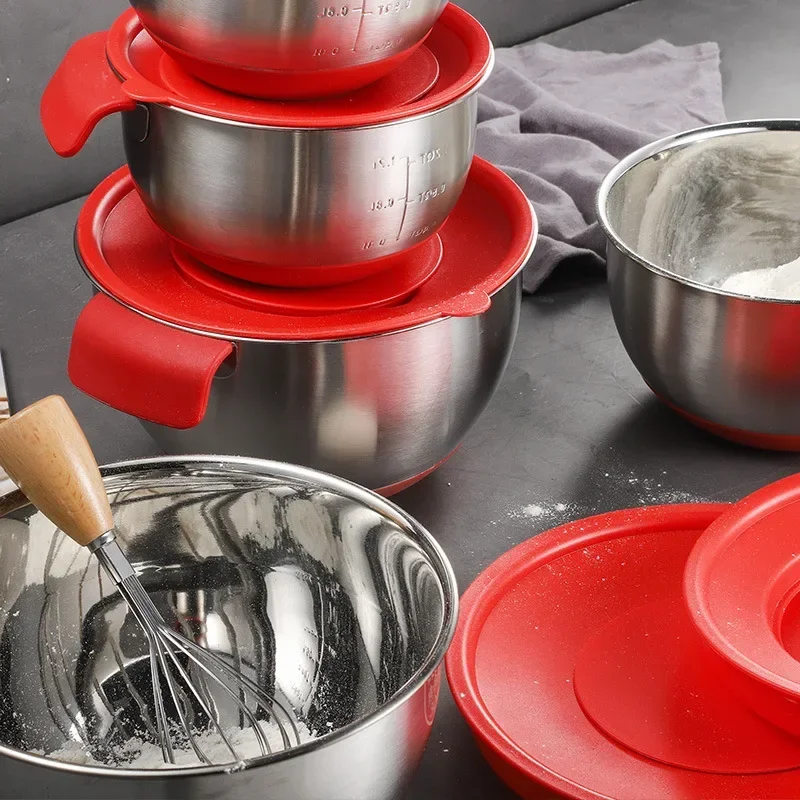 Mixing Bowl Deep Stainless Ste - Kitchen Baking Aid ulasan dan harga