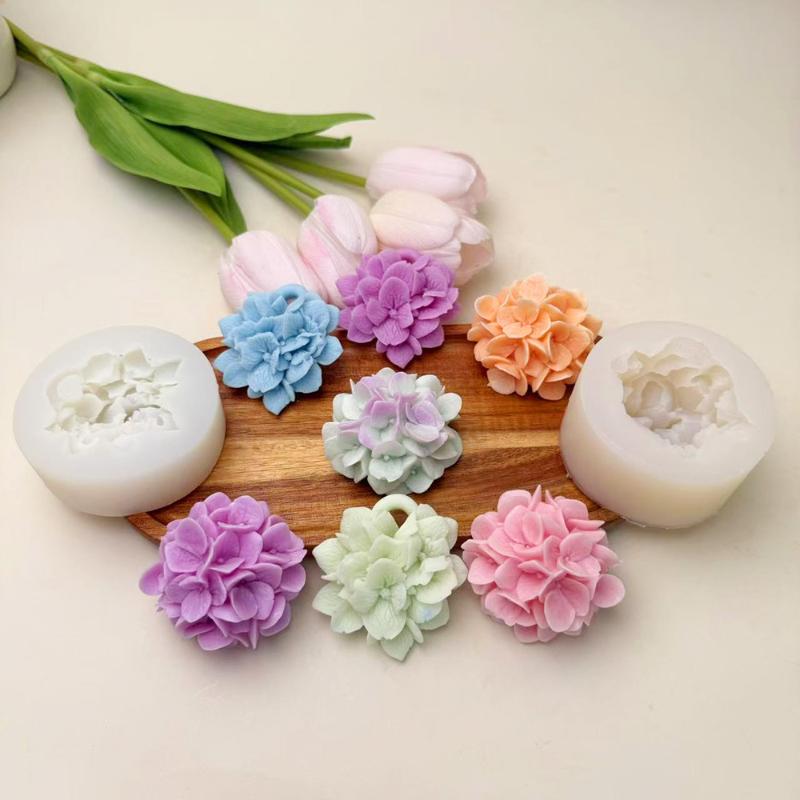 ●Hydrangea Flower Silicone Mol - Kitchen Baking Decor ulasan dan harga