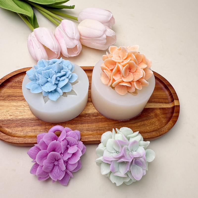 ●Hydrangea Flower Silicone Mol - Kitchen Baking Decor ulasan dan harga
