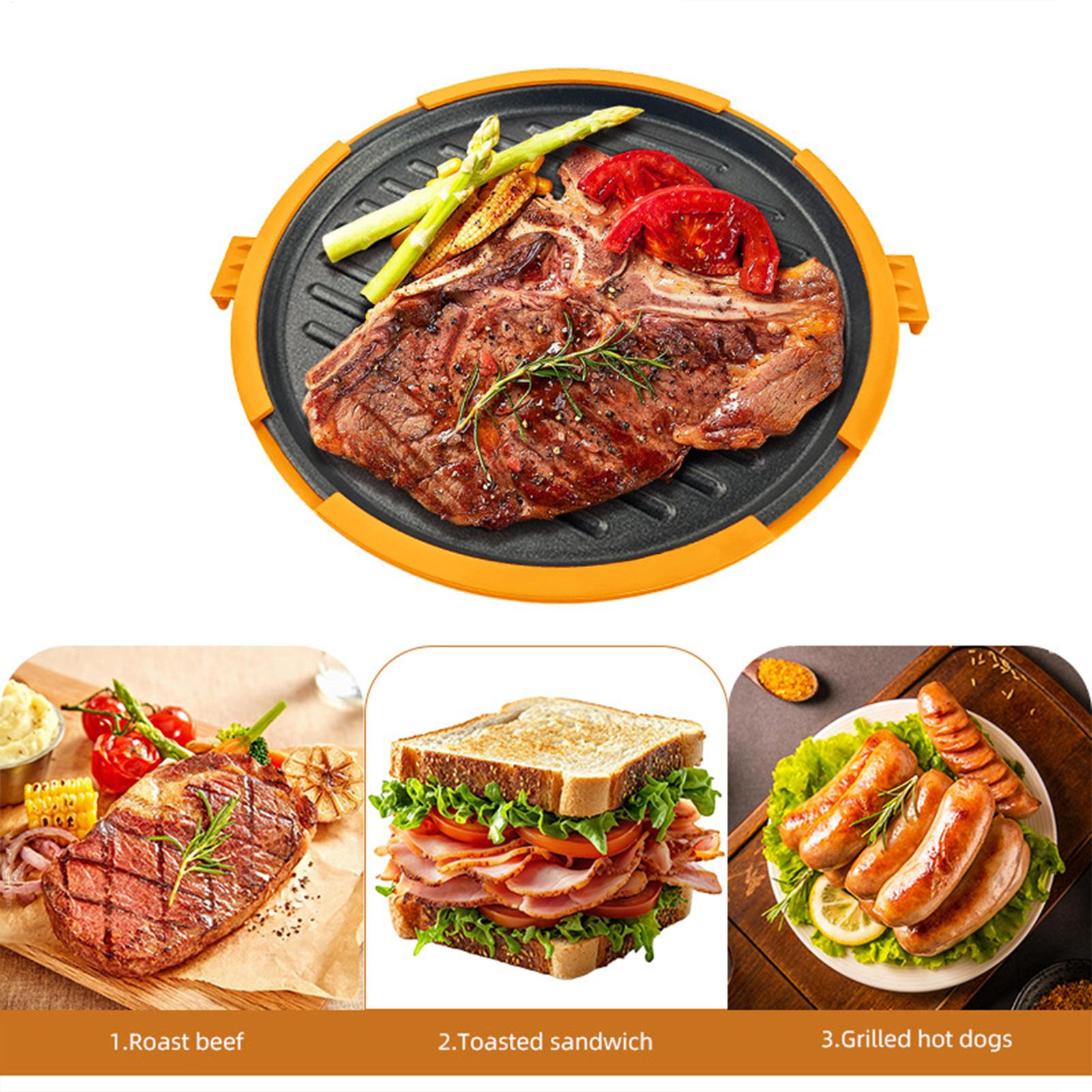 Microwave Grill Pan Quick-Heat - Kitchen Baking Tray ulasan dan harga