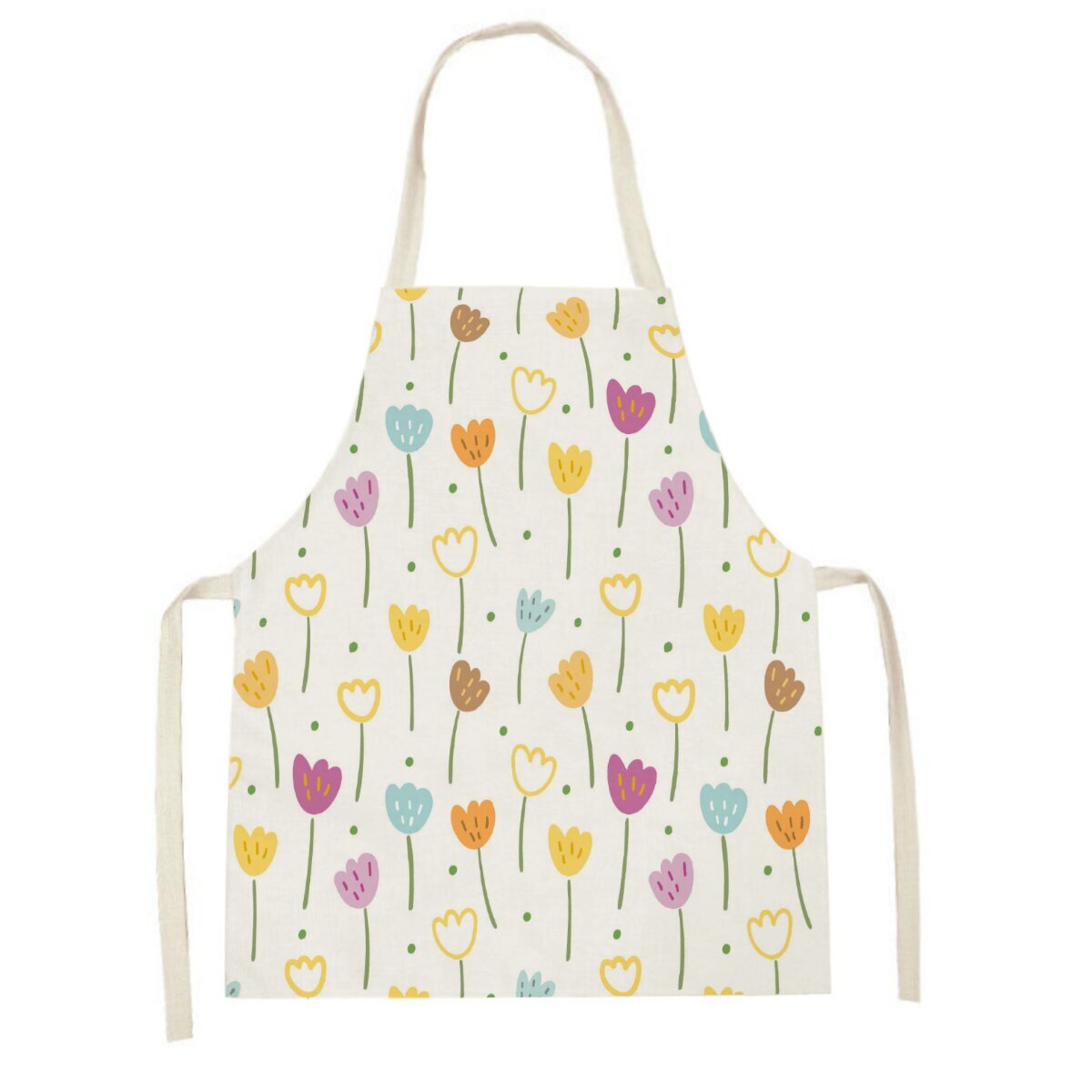 Pink tulip kitchen apron Clean - Baking Kitchen For Kids ulasan dan harga