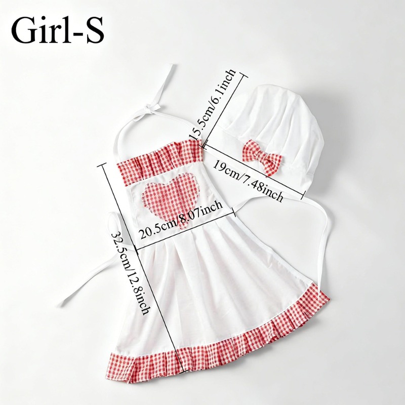 Red Gingham Baby Chef Costumes - Kitchen Baker ulasan dan harga