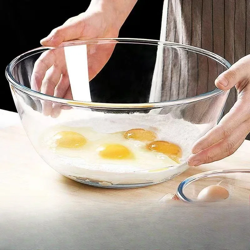 Glass Kitchen Aid Bowl Mixing  - Kitchen Glass Baking Set ulasan dan harga