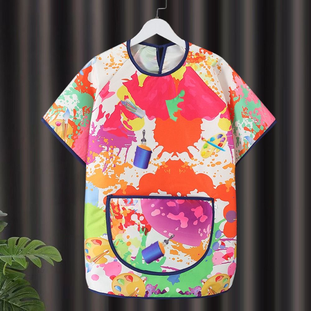 New Easy Clean Short-sleeved P - Kitchen Baking Drawing ulasan dan harga