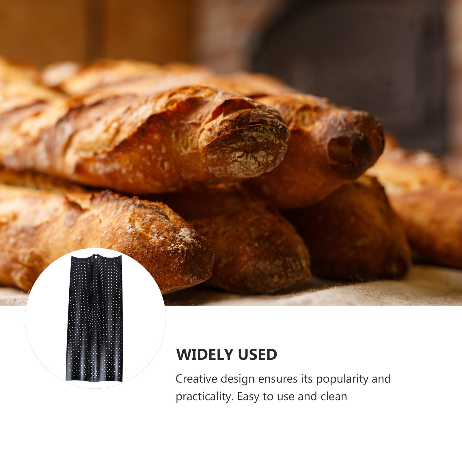 2-Slot French Bread Baking Mou - Kitchen Baking Tray ulasan dan harga