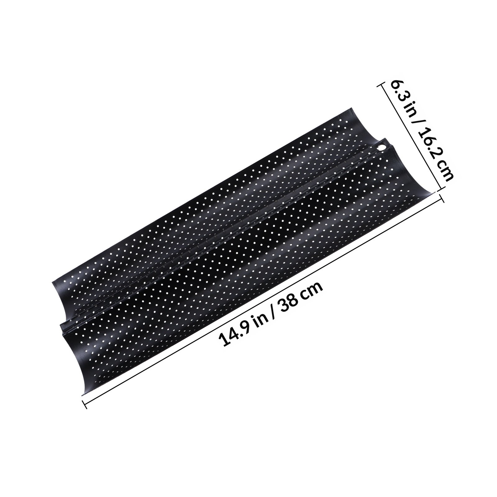2-Slot French Bread Baking Mou - Kitchen Baking Tray ulasan dan harga