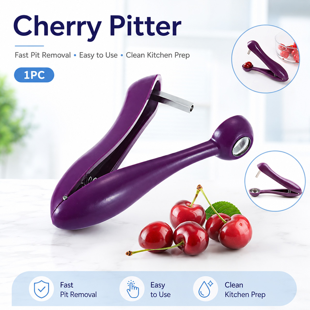 Cherry Kernel Remover Handheld - Kitchen Tools In Baking ulasan dan harga
