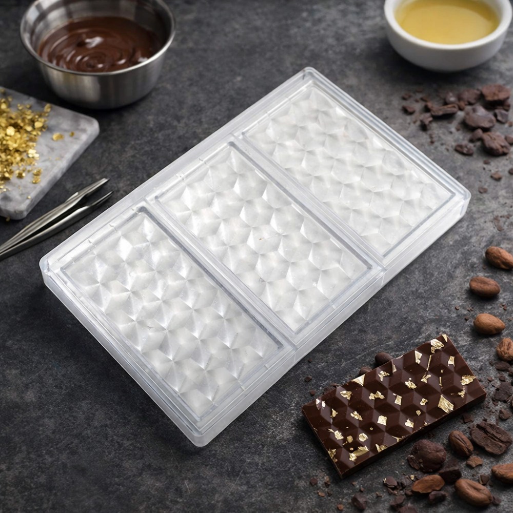 Hard Rhombus Grid Prism Chocol - Baking Kitchen Diy ulasan dan harga