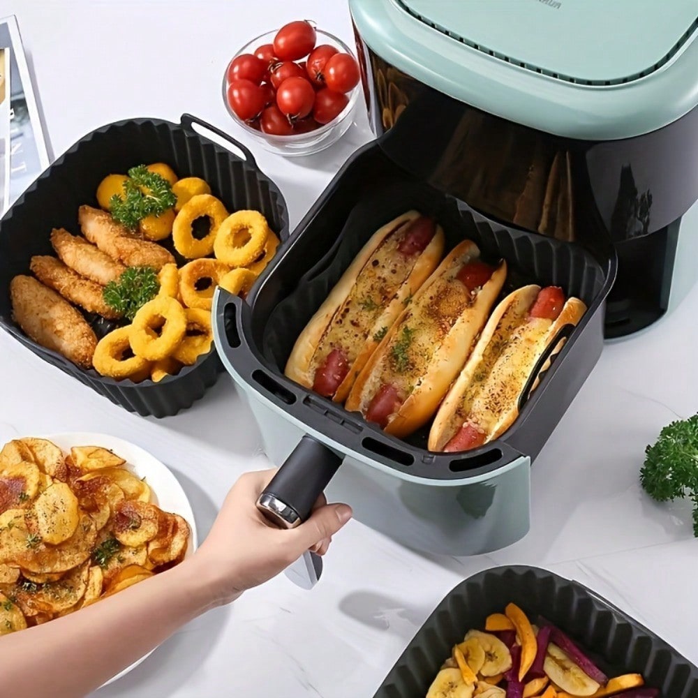 1pc Reusable Silicone Air Frye - Kitchen Baking Tray ulasan dan harga
