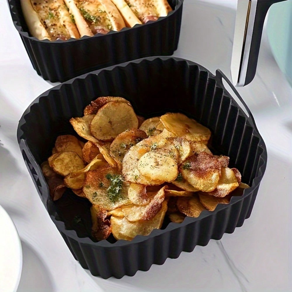 1pc Reusable Silicone Air Frye - Kitchen Baking Tray ulasan dan harga