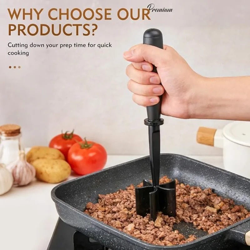 1pc Meat Chopper Handheld Meat - Kitchen Baking Blender ulasan dan harga