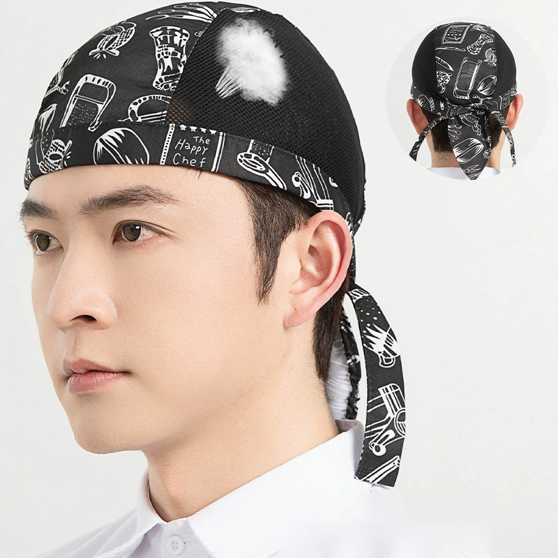 Breathable Mesh Cook Hat 3pcs  - Kitchen Baker ulasan dan harga