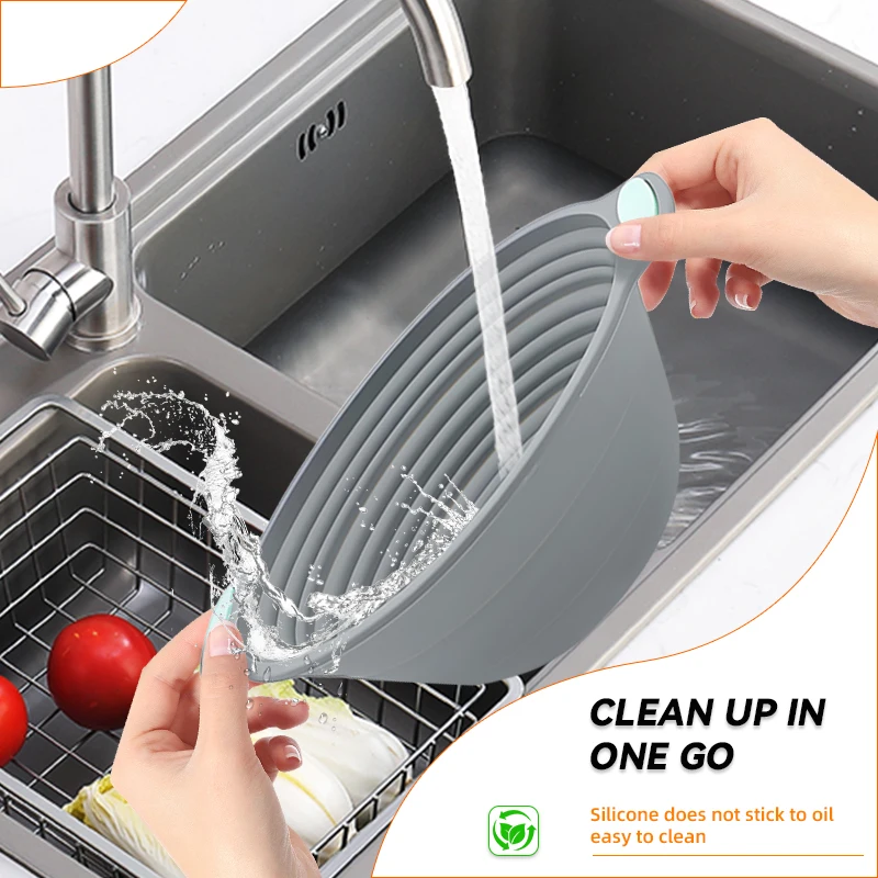 1PC Silicone Foldable Banneton - Kitchen Tools In Baking ulasan dan harga