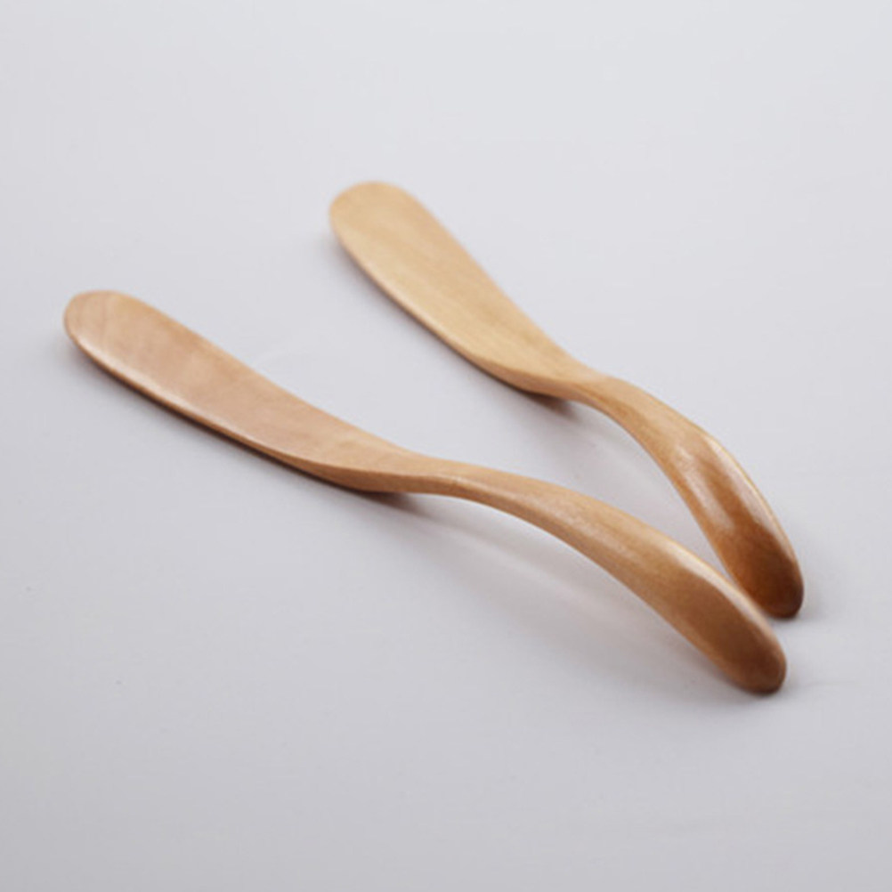 3Pcs Wooden Butter Spreaders N - Kitchen Baking Decor ulasan dan harga