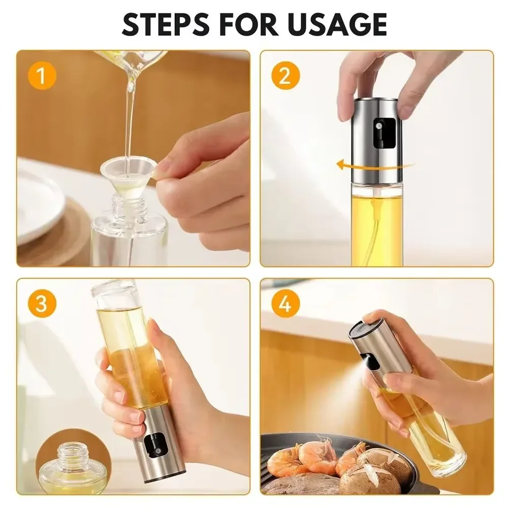 Glass Oil Sprayer for Cooking  - Kitchen Glass Baking Set ulasan dan harga