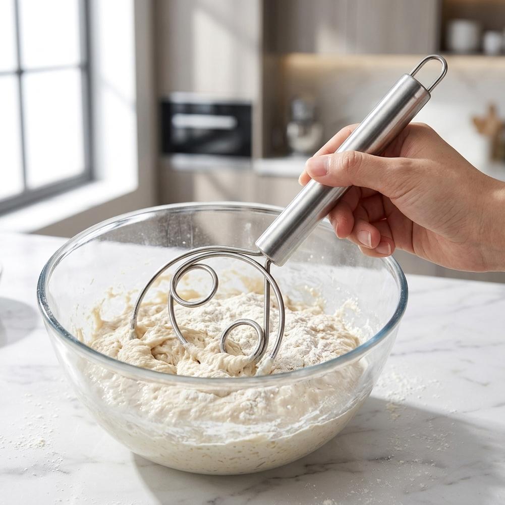 Cake Tools Danish Dough Whisk  - Kitchen Baking Blender ulasan dan harga