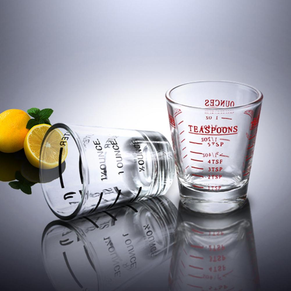 Cafe Glass Cups Shot Glass Set - Kitchen Glass Baking Set ulasan dan harga