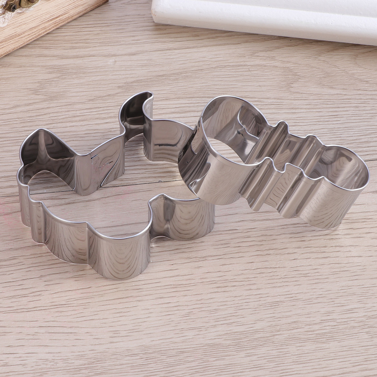 5Pcs Cookie Cutter Set Stainle - Baking Kitchen Diy ulasan dan harga