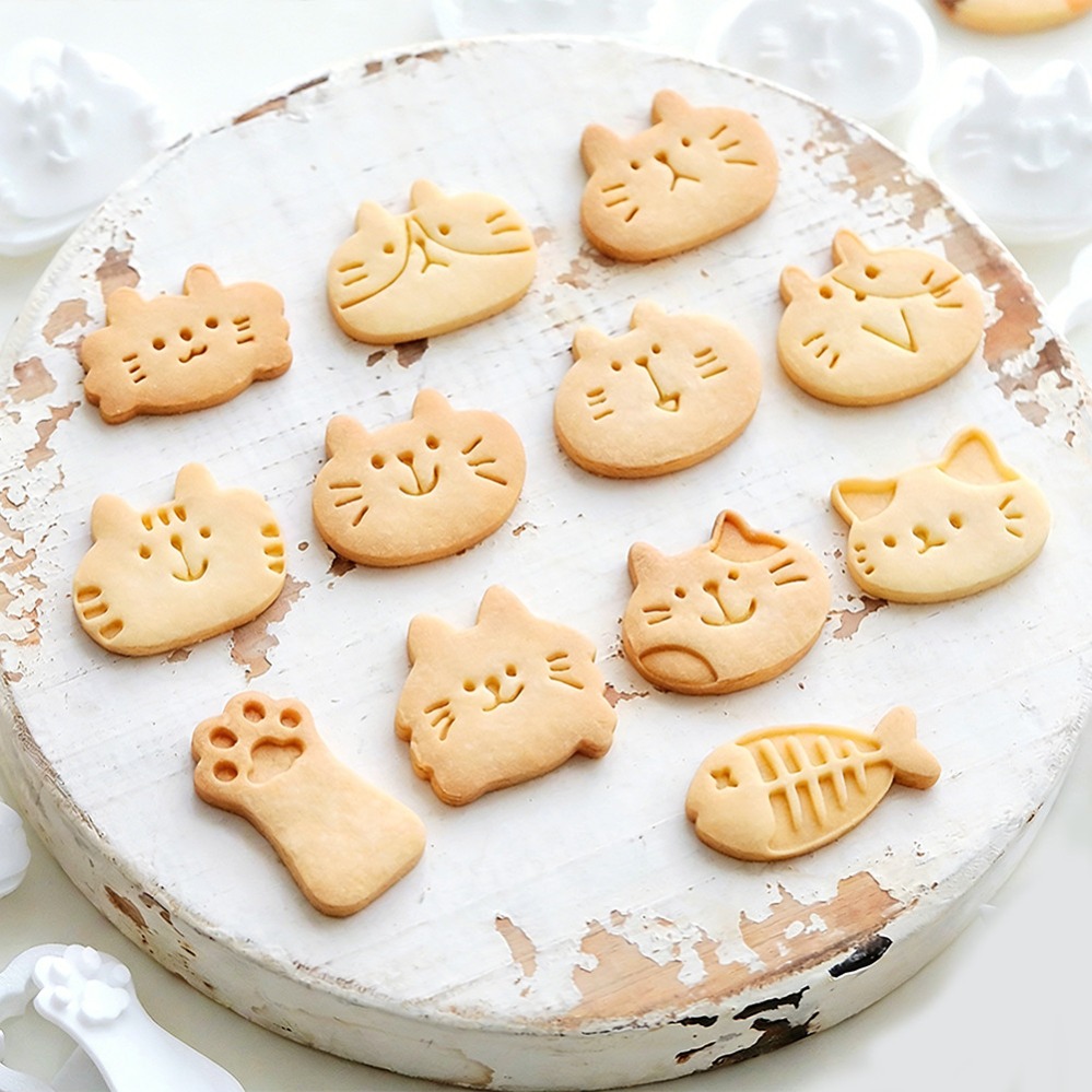 Cute Kitten DIY Stamp Cookie C - Baking Kitchen Diy ulasan dan harga