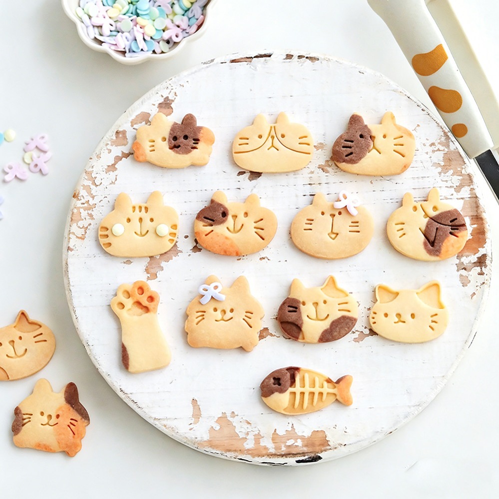Cute Kitten DIY Stamp Cookie C - Baking Kitchen Diy ulasan dan harga