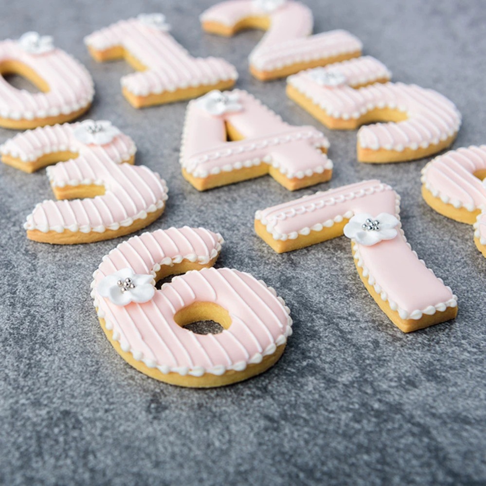 Large Numbers Cookie Cutters B - Baking Kitchen Diy ulasan dan harga
