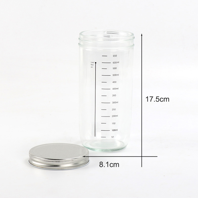Food Storage Jar Kit  Sourdoug - Kitchen Glass Baking Set ulasan dan harga