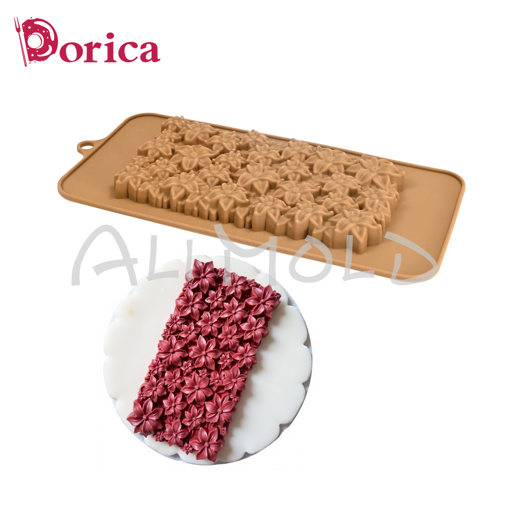 Flower Silicone Chocolate Mold - Kitchen Baking Decor ulasan dan harga