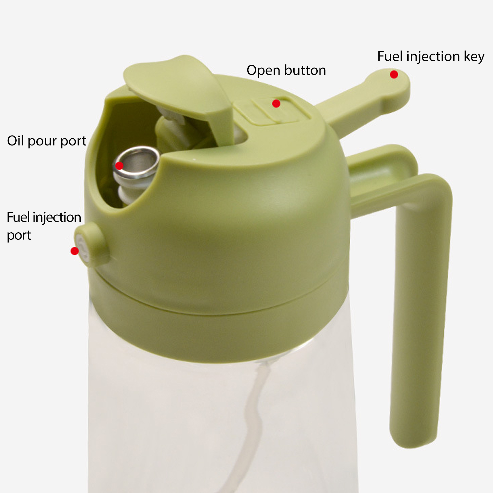 2-in-1 Glass Oil Sprayer For C - Kitchen Glass Baking Set ulasan dan harga