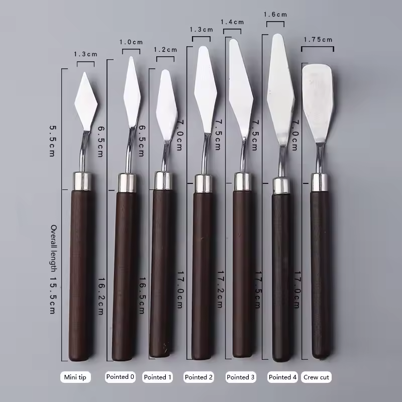 Stainless Steel Artist Spatula - Kitchen Baking Drawing ulasan dan harga