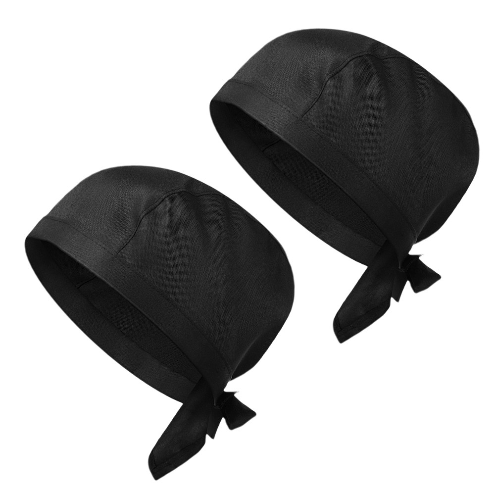 2Pcs Chef Hat Turban Style Sof - Kitchen Baker ulasan dan harga